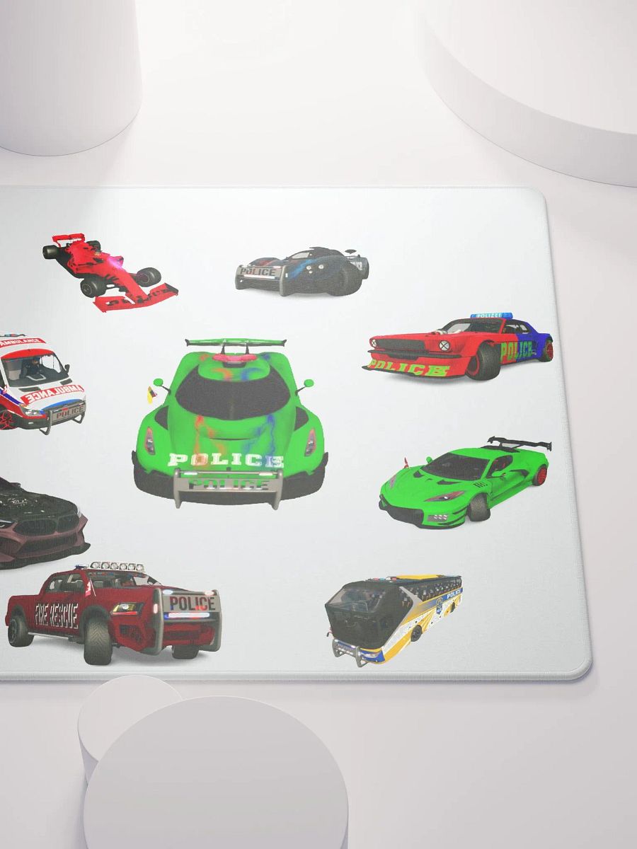 Racing Rescue Mouse Pad product image (9)