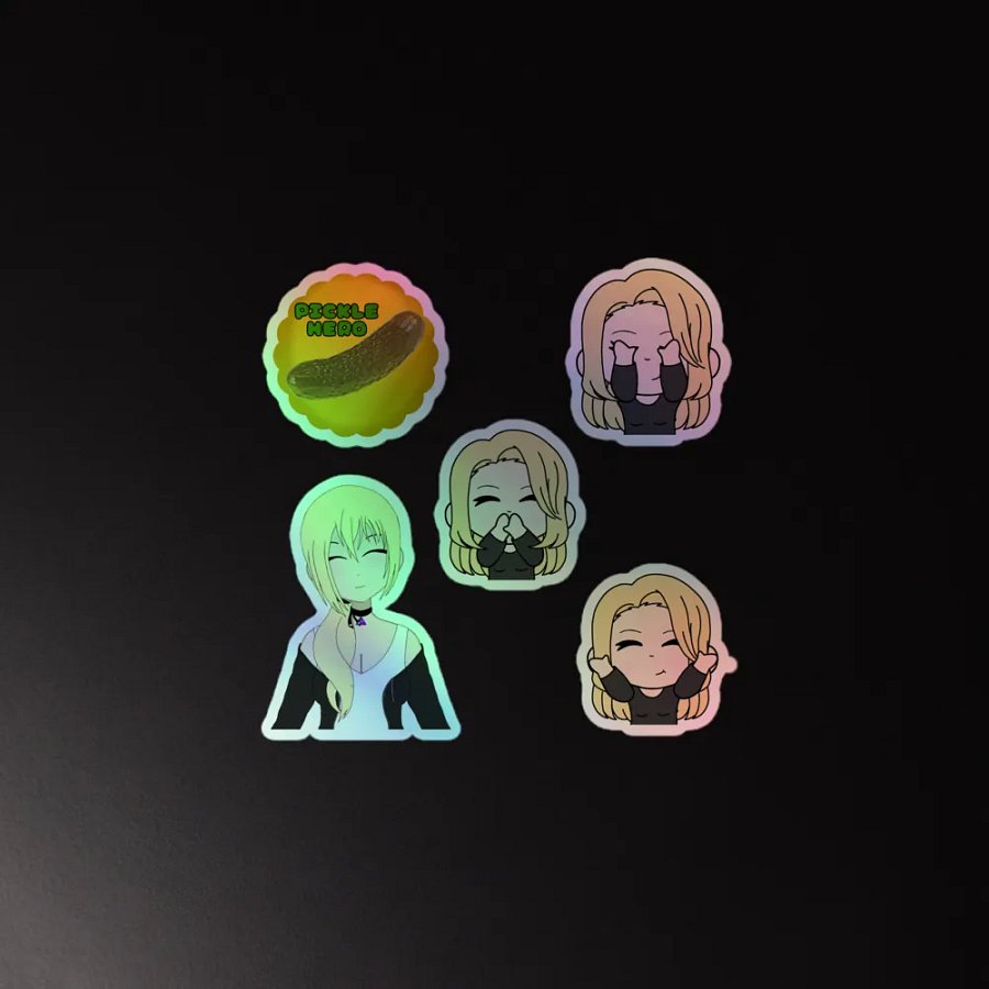 Pickle Hero Emotion Expressions Sticker Set product image (2)