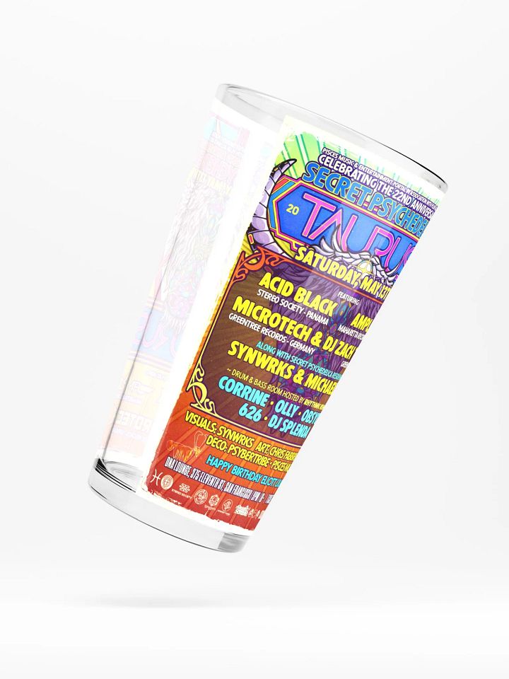 Taurus 2023 Shaker Pint Glass product image (2)