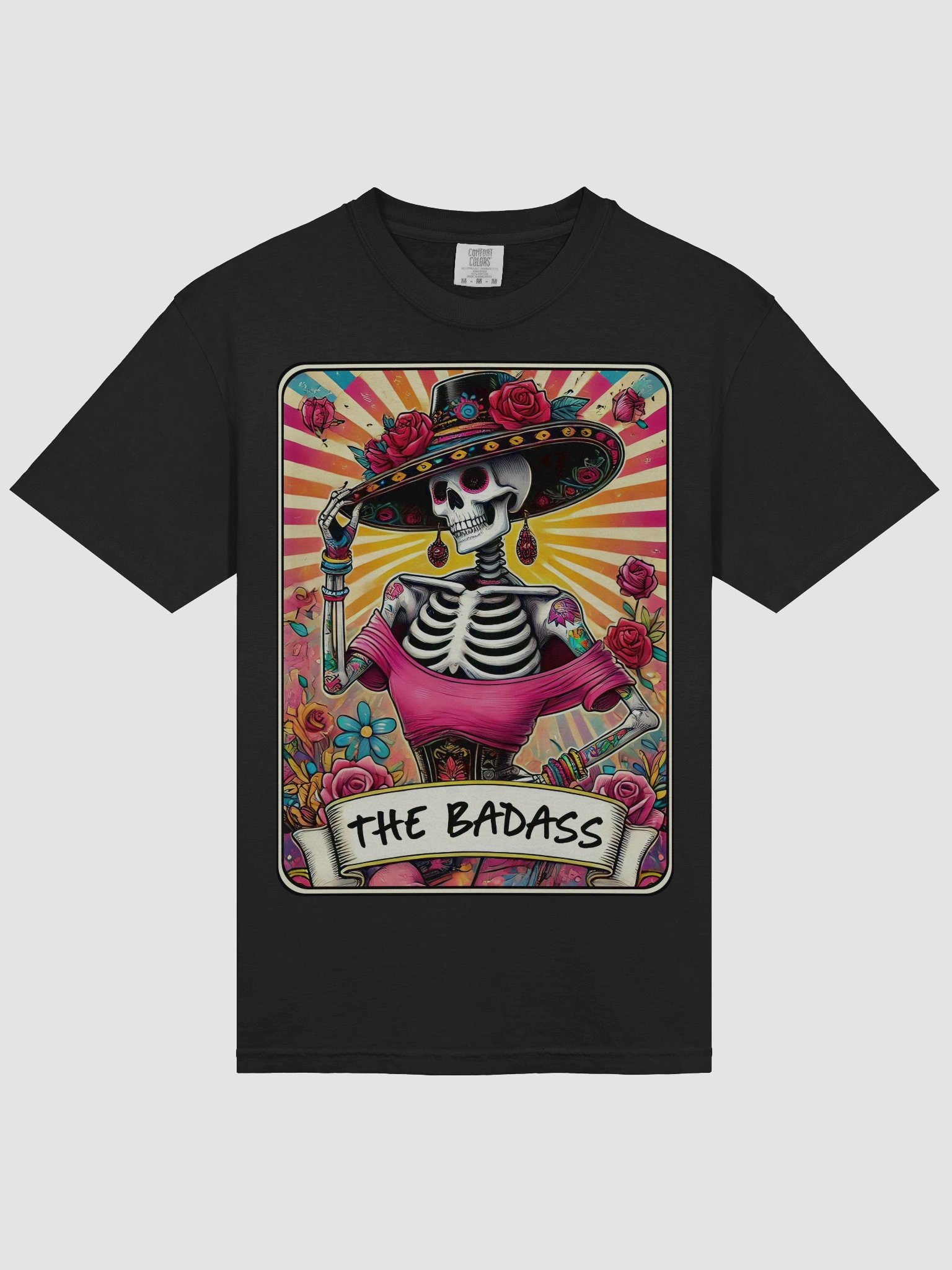 Badass Skeleton Rose Tee product image (3)