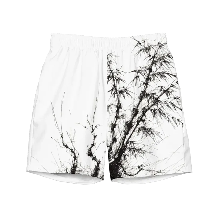 Bamboo Print Swim Trunks product image (1)