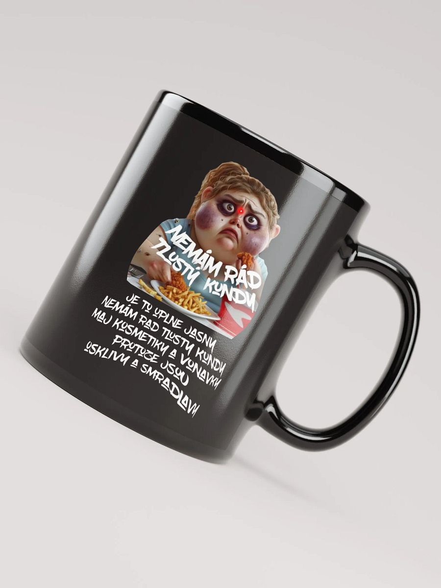 Nemám Rád mug black product image (5)