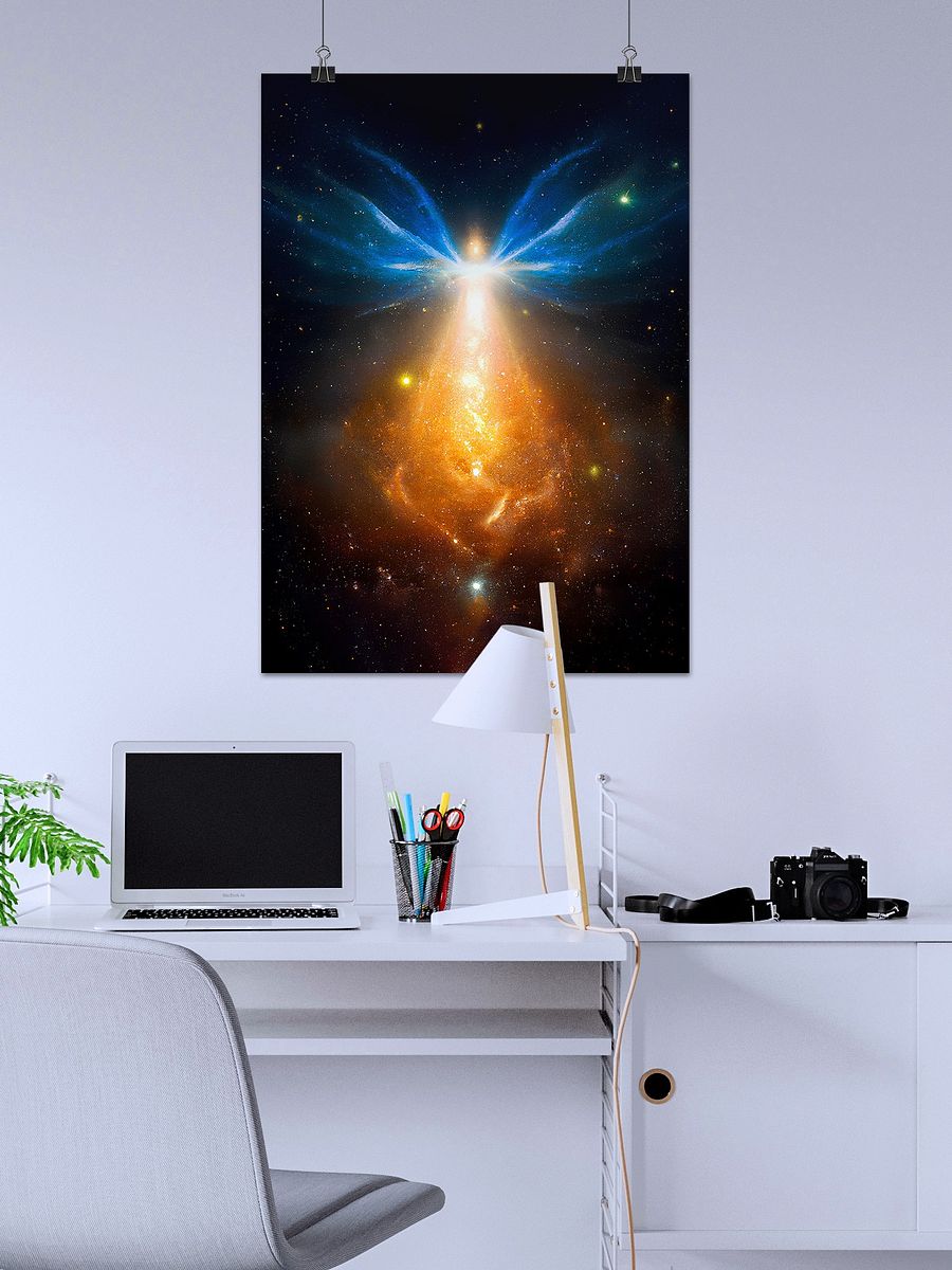 Heaven's Gate #1.3 — vibrant space poster, ethereal yoga print, abstract art, spiritual wall decor, aura poster, astrology poster, astronomy poster product image (2)