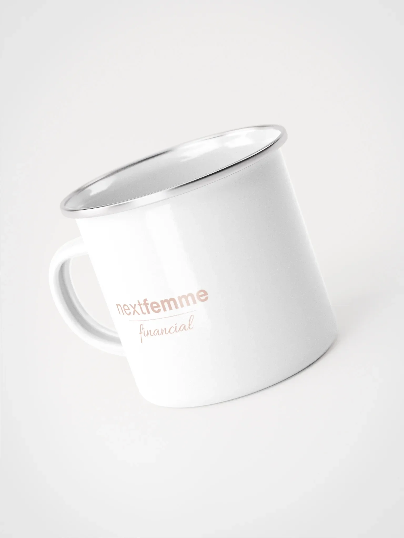 Wanderlust Enigma Enamel Mug with Pink Logotype product image (4)