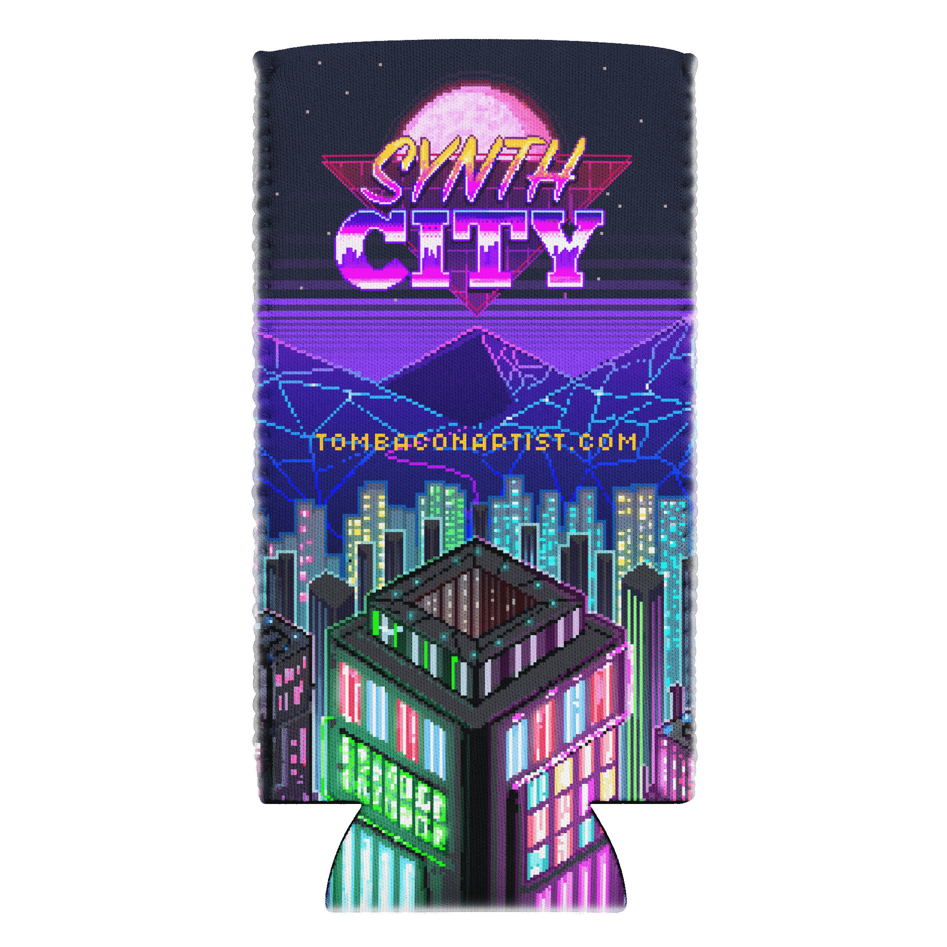 Synth City Towers Coozie product image (1)