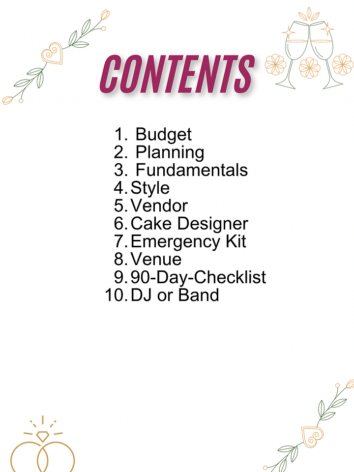 Wedding Planning Binder Template product image (2)