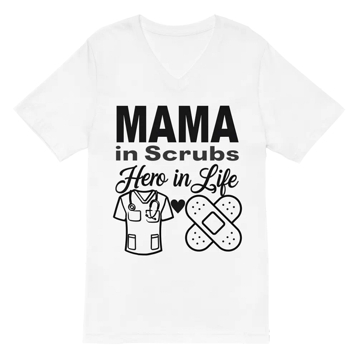 MAMA in Scrubs V-Neck Tee product image (2)
