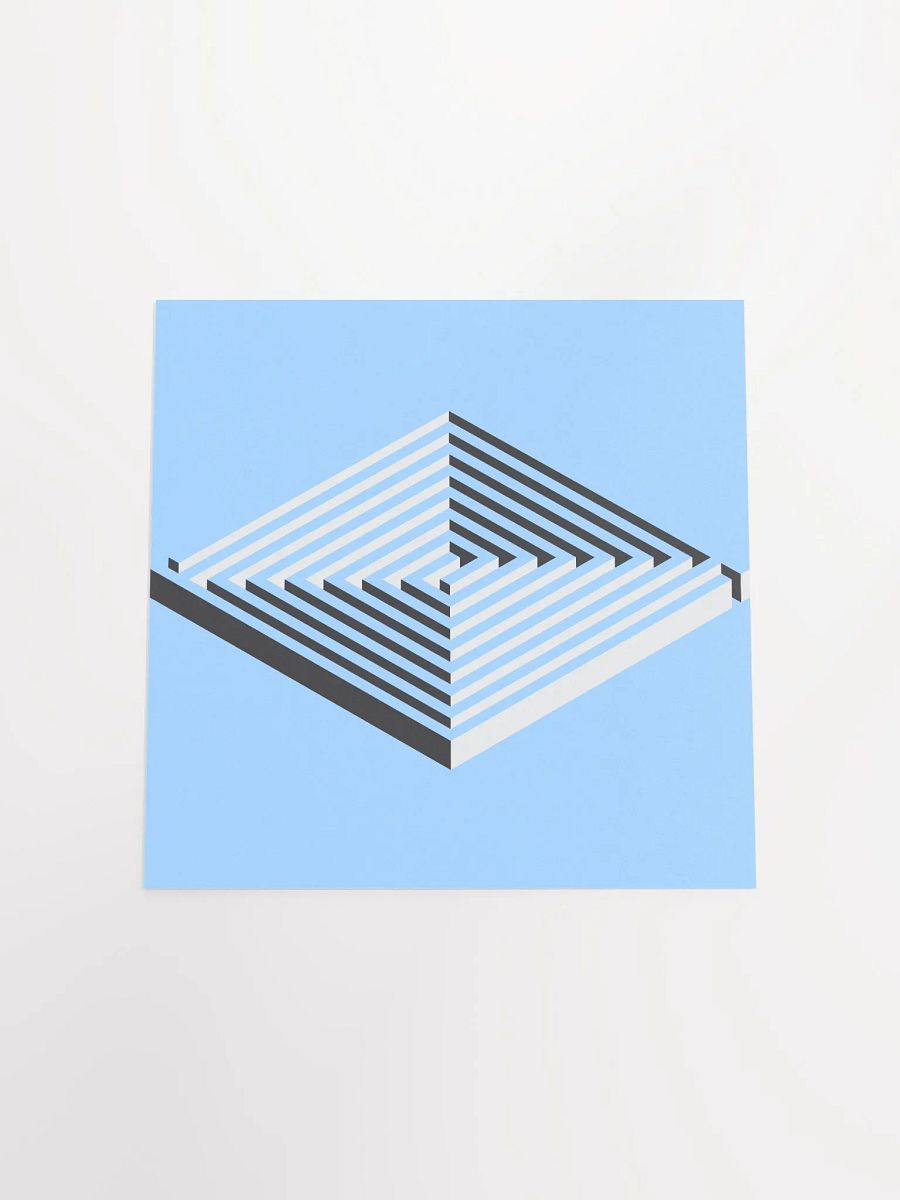 Spiral Maze Matte Paper Poster product image (4)