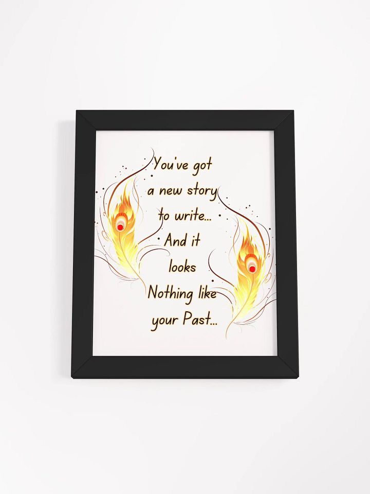 Vibrant Phoenix Feathers Framed Poster product image (12)