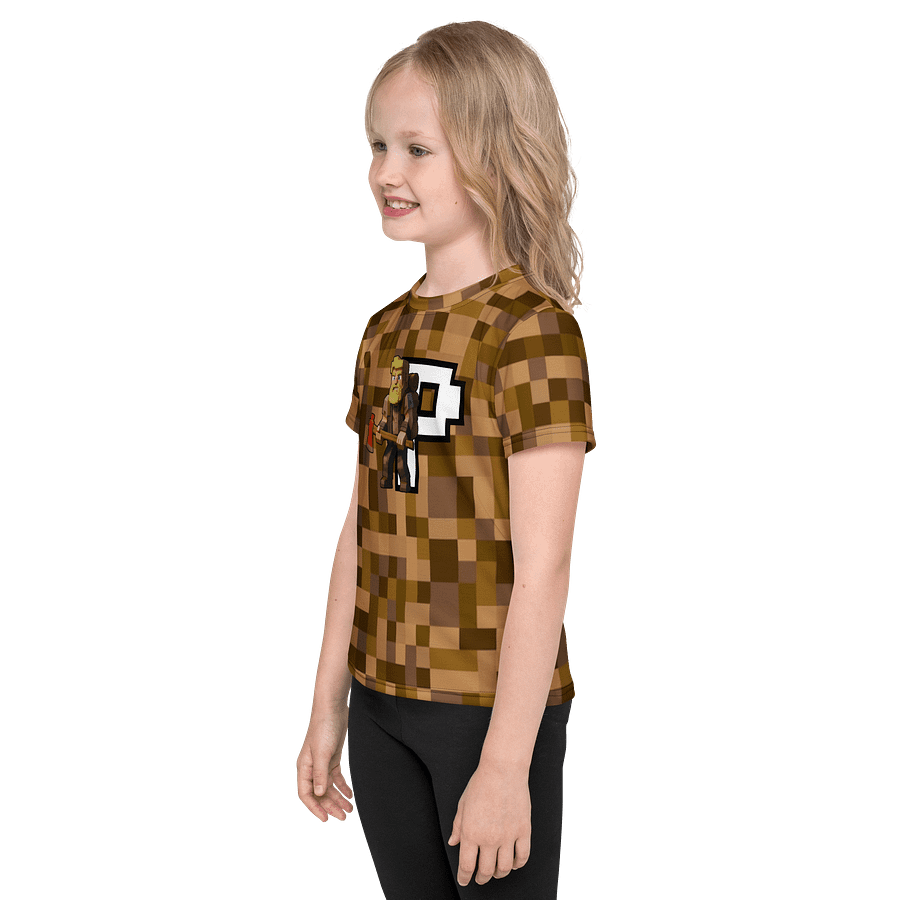 Patient PixelZ Kids T-Shirt (Pixel Brown) product image (3)