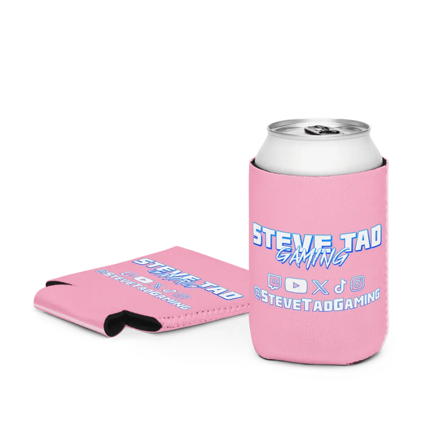 Steve Tad Gaming Pink Can Coozi product image (3)