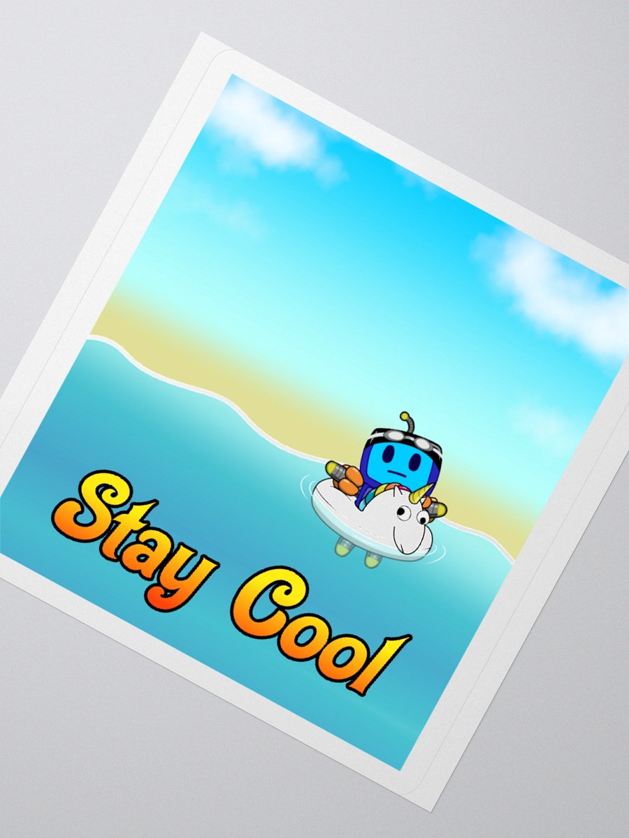 Stay Cool Ocean Sticker product image (2)