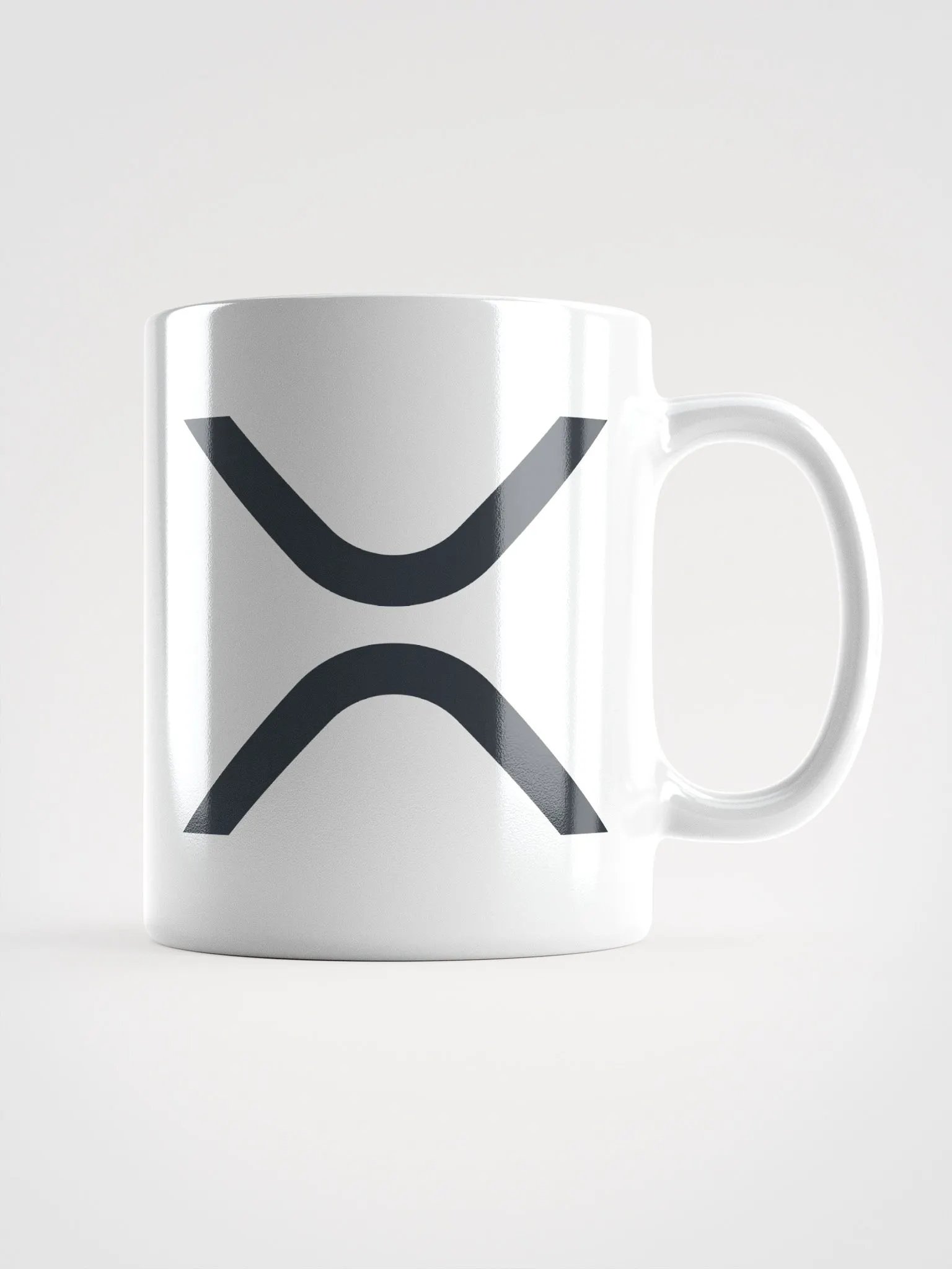 XRP Logo White Glossy Mug product image (14)