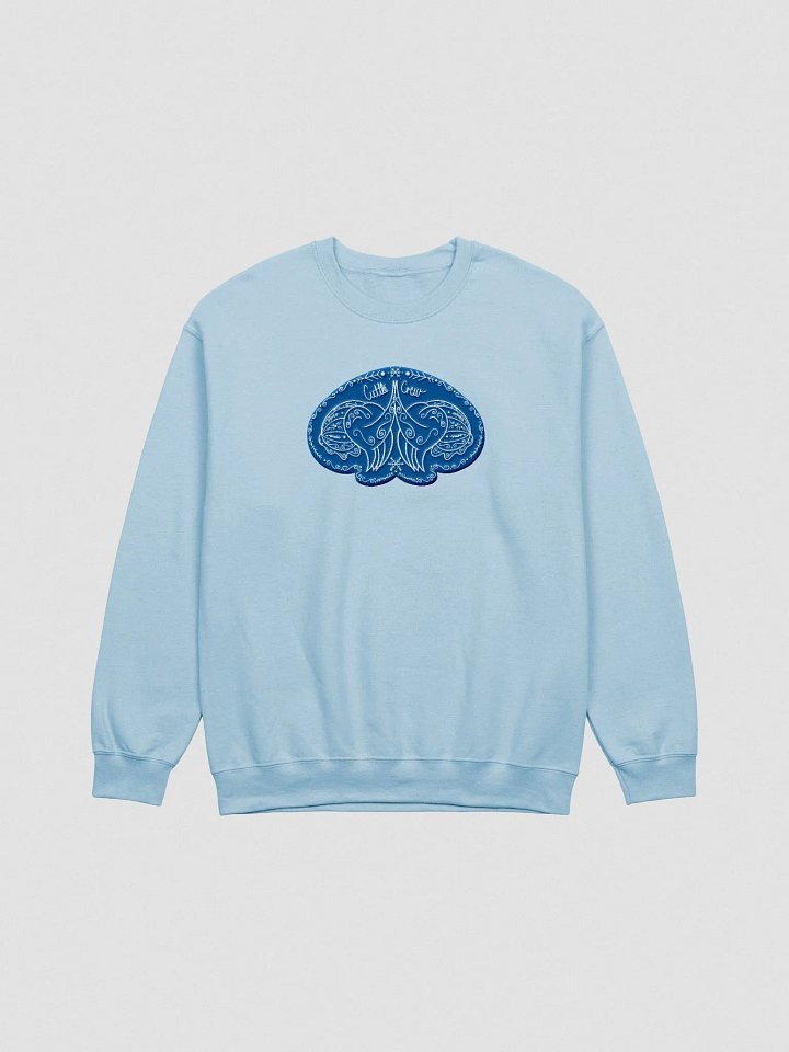 Blue Gingerbread Cuttle Crew- Embroidered Crewneck Sweatshirt product image (2)