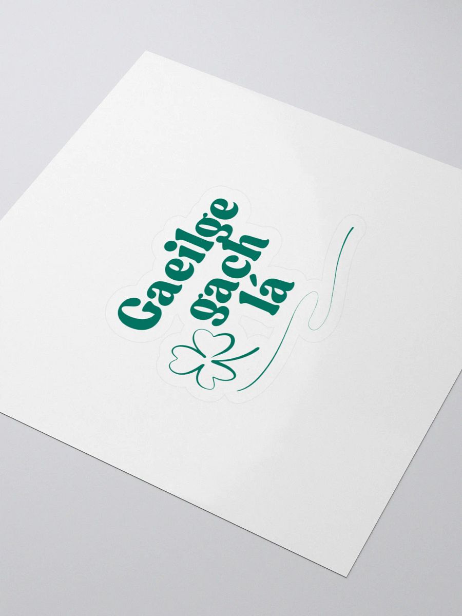Gaeilge Gach Lá Sticker product image (3)
