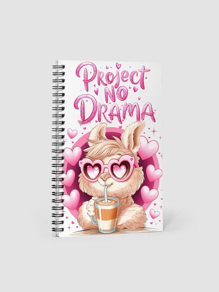 Llama Drama-Free Spiral Notebook product image (1)