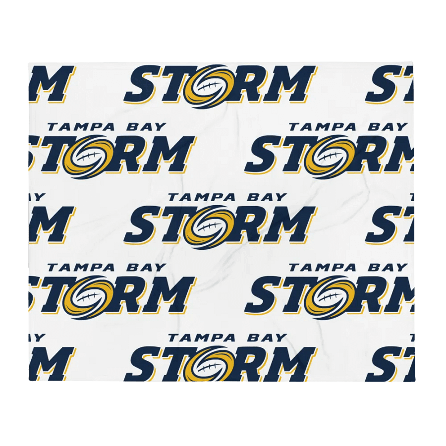 Tampa Bay Storm Throw Blanket product image (1)