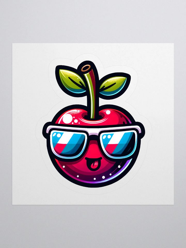 Cool Cherry Sunglasses Sticker product image (1)