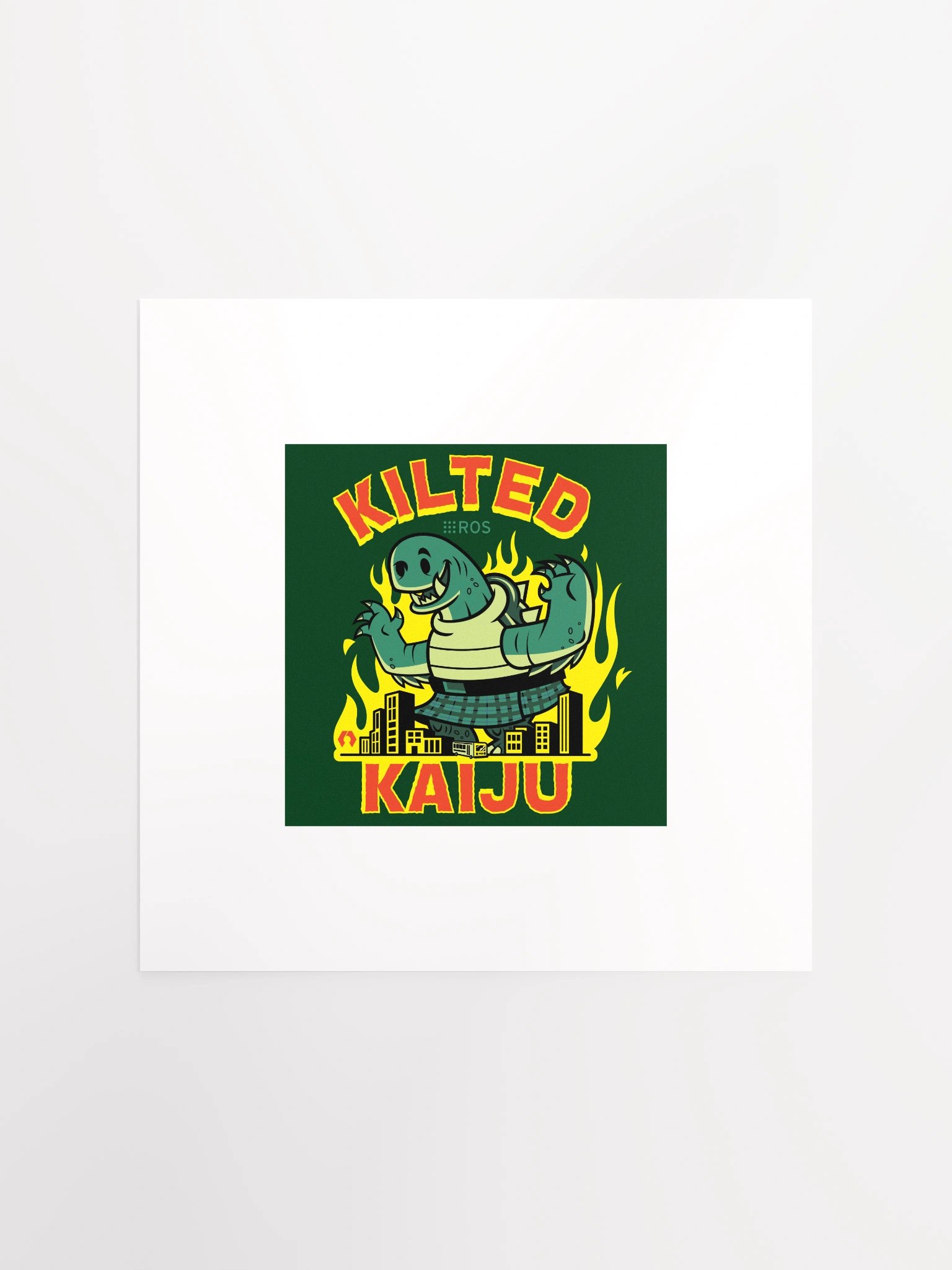 Kilted Kaiju unframed poster product image (2)
