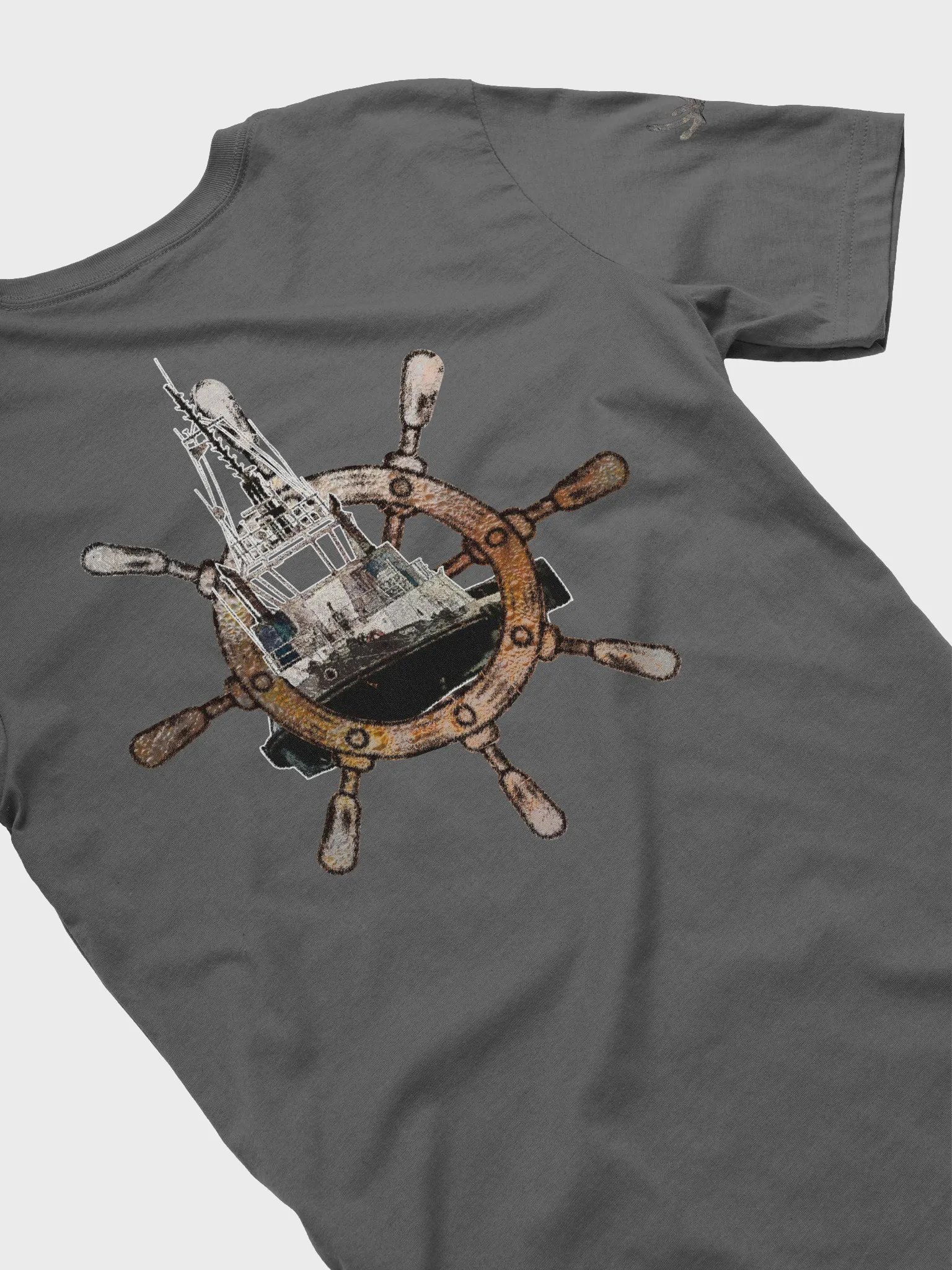 Ship Wheel & Tug Chief T-Shirt product image (1)