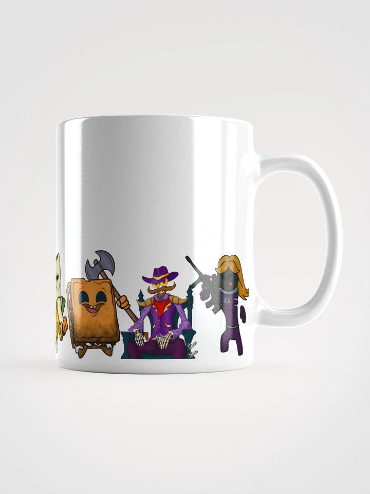 Whimsical Characters White Glossy Mug product image (1)
