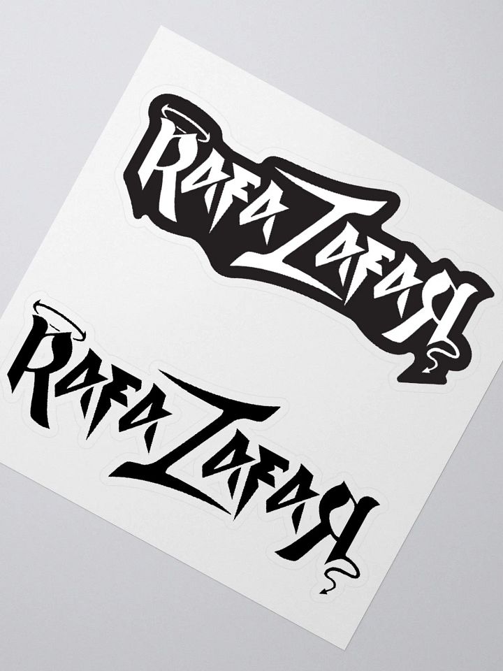 RafaZafar Logotext Stickers product image (2)