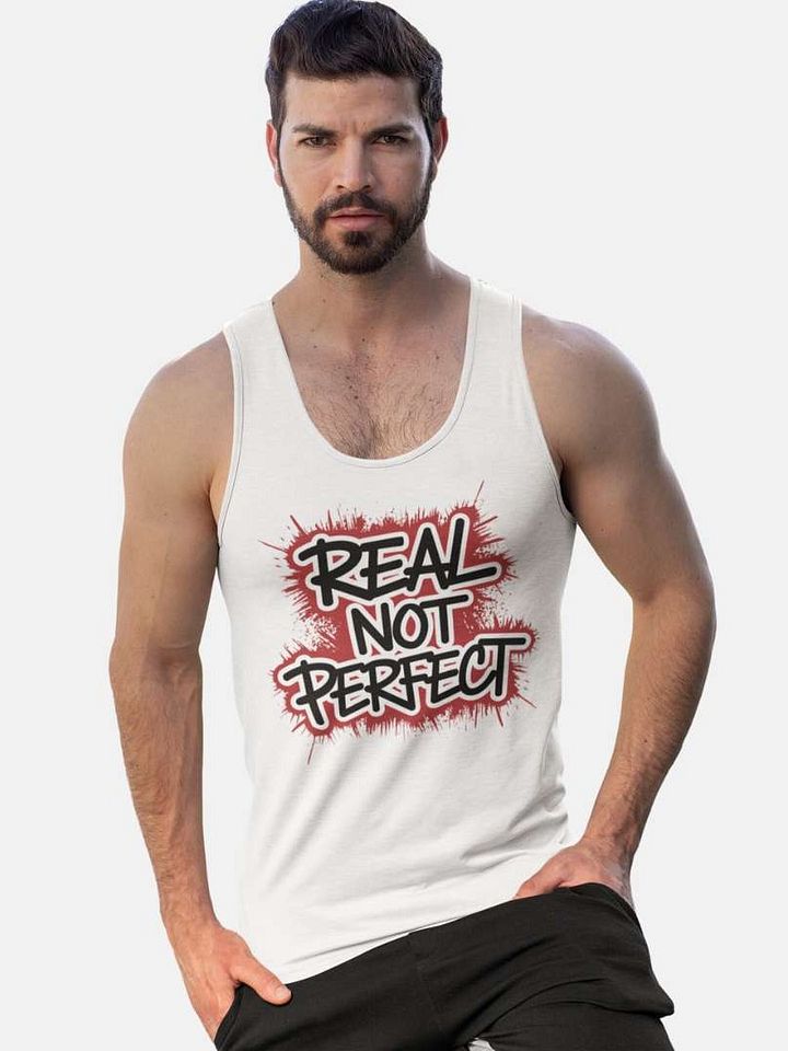 Real not Perfect | Jersey Tank by Bella+Canvas product image (1)