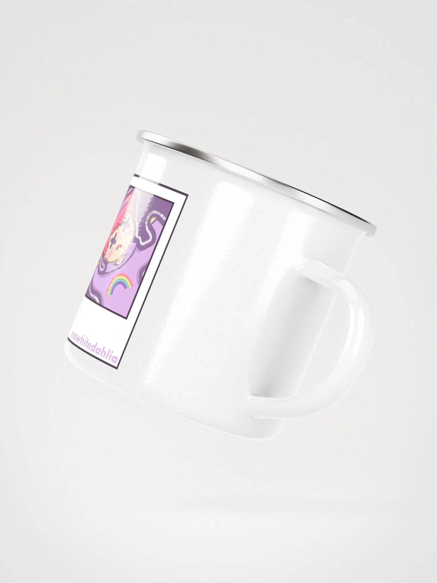 RIP Dahlia Enamel Mug product image (2)