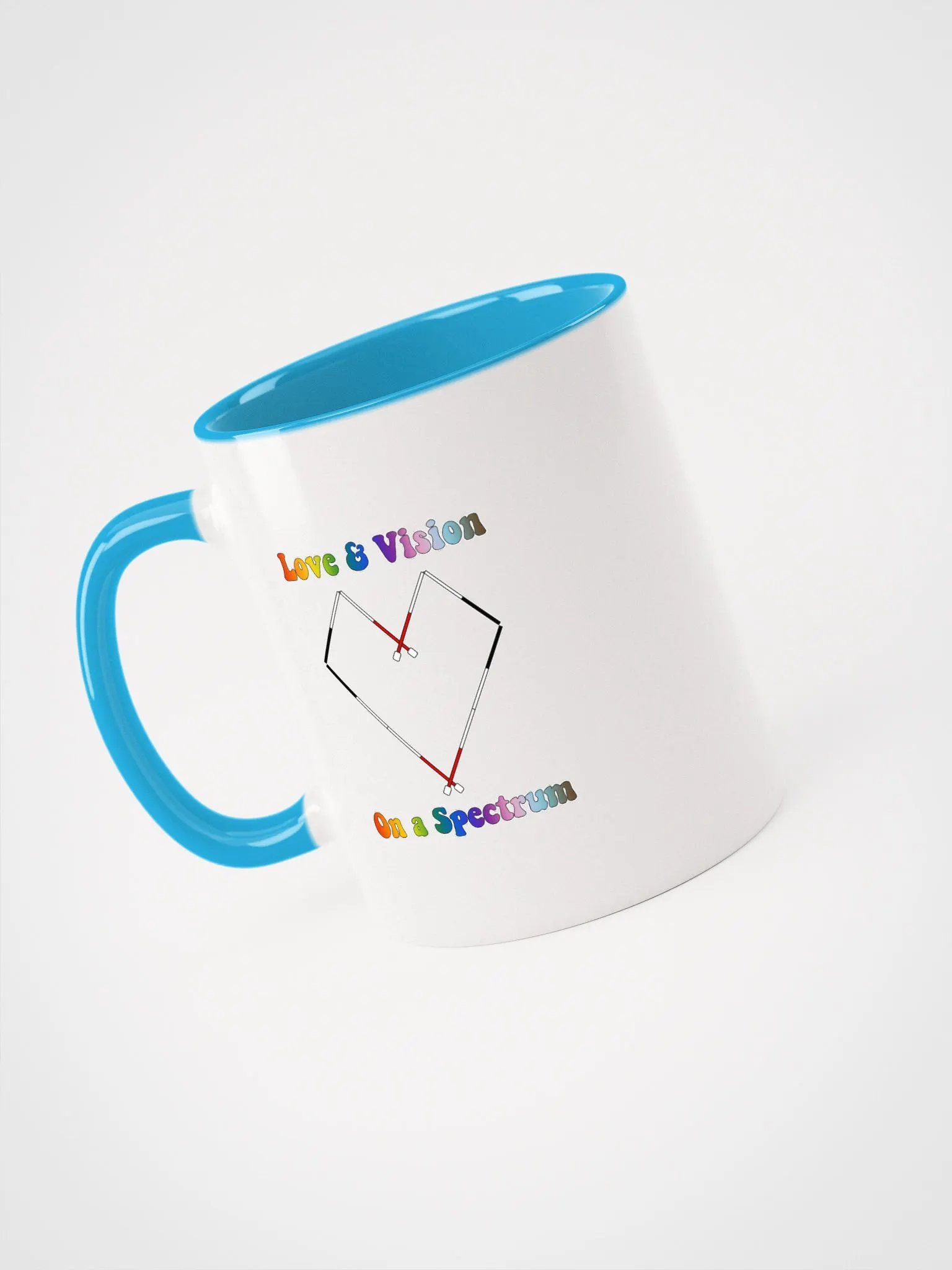 Love & Vision Spectrum Colorful Coffee Mug product image (3)