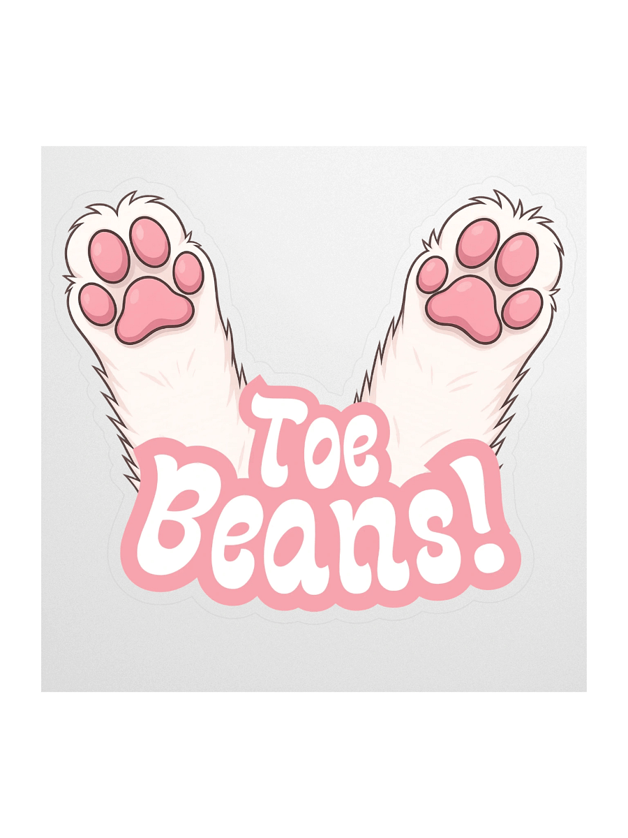 Large Toe Beans Sticker product image (1)