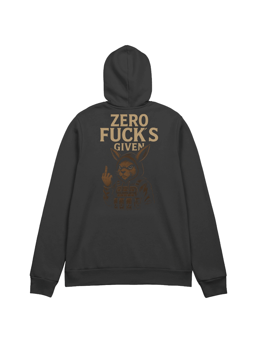 ZERO FUCKS GIVEN LAZY HOODIE product image (4)