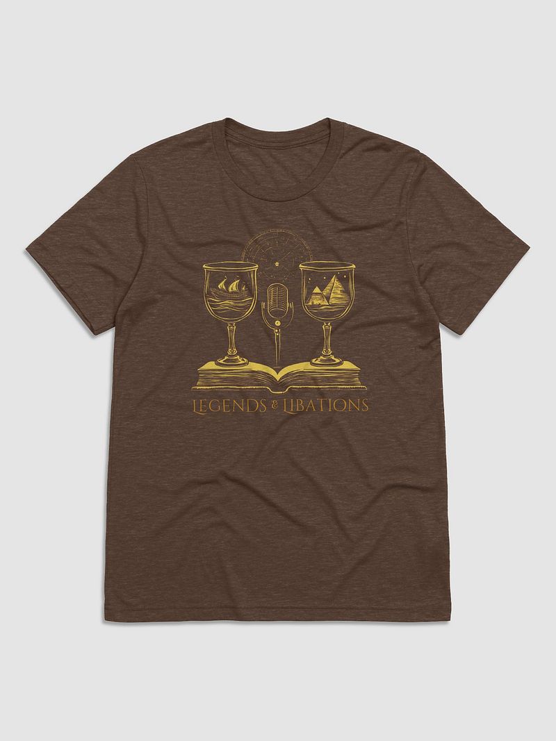 Legends & Libations Gold Logo Bella+Canvas T-Shirt