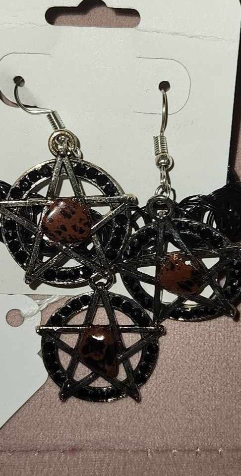 pentacle choker and earring set (not bulk) product image (3)