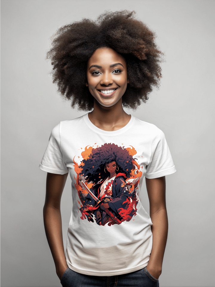 Afro Samurai Girl T-Shirt product image (2)