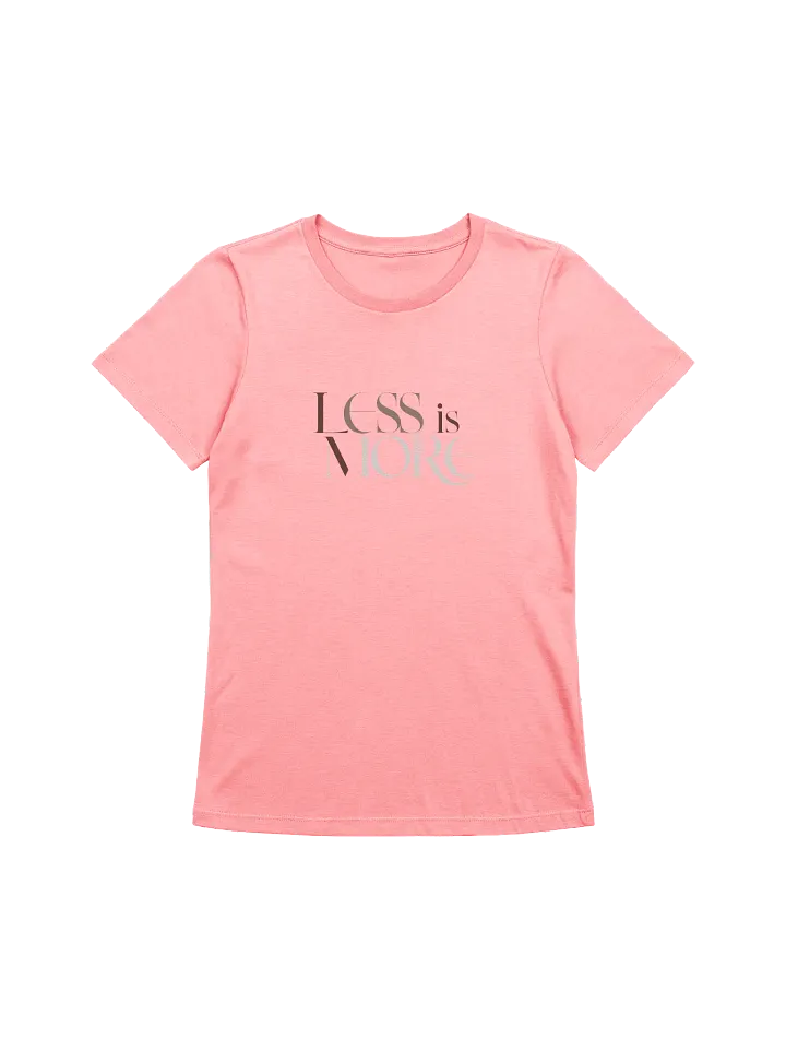 Less Is More Tee, Relaxed Fit Gift, Minimalist Women’s Shirt product image (1)