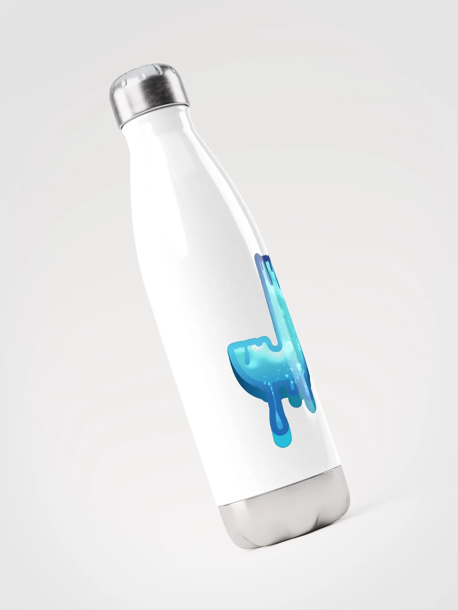 Frosty Blue J Insulated Stainless Steel Water Bottle product image (3)
