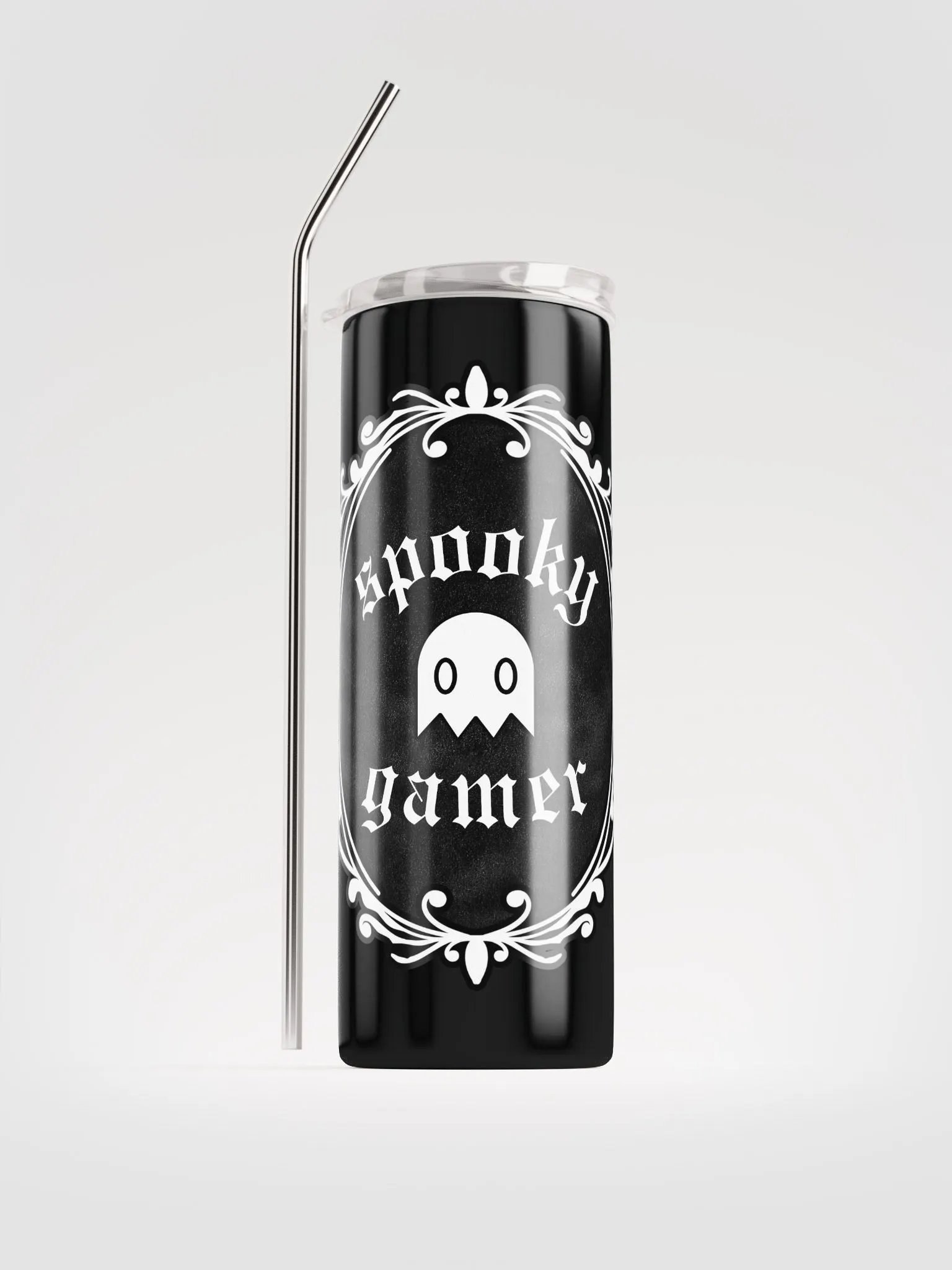 Spooky Gamer Gothic Tumbler with Straw - 20oz product image (1)