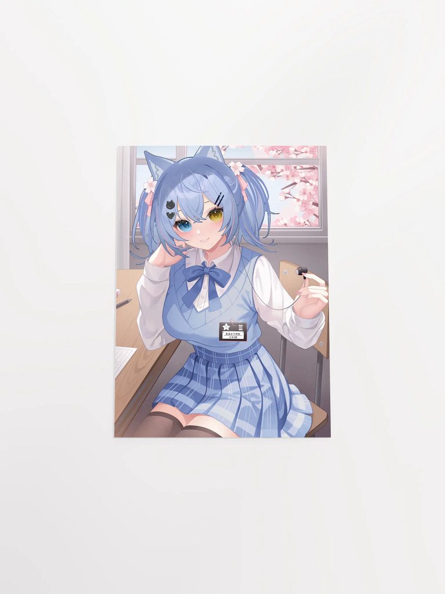 Blue School Girl Poster product image (23)