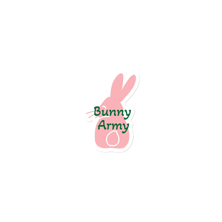 Bunny Army magnet product image (1)