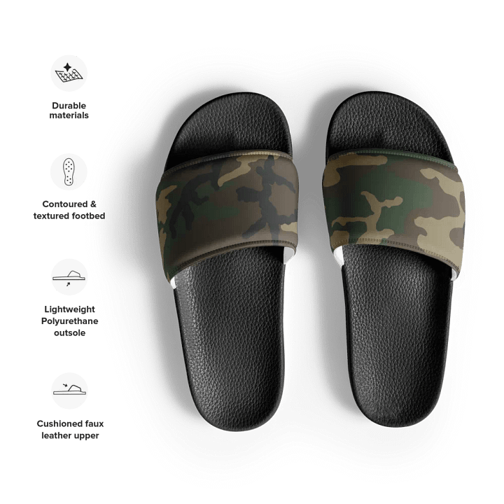 "CIF" Camouflage Comfort Men's Slides product image (2)