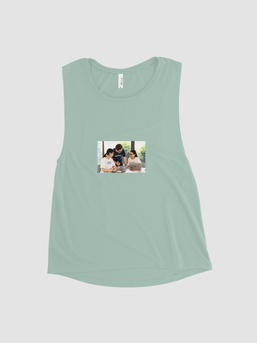 [ThinkView] Women's Flowy Muscle Tank Bella+Canvas 8803 product image (2)