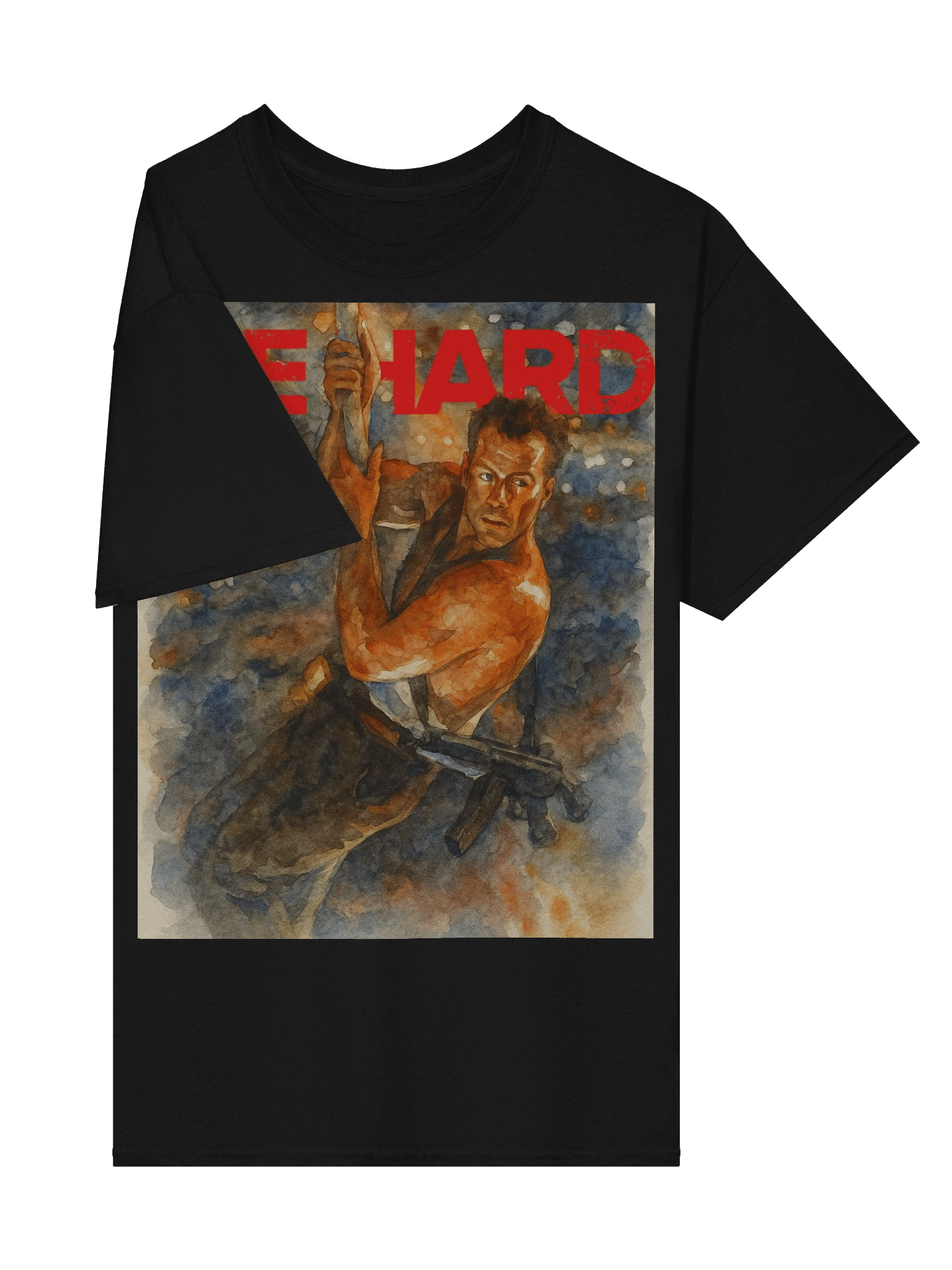 Die Hard inspired Roof Jump T-Shirt product image (41)