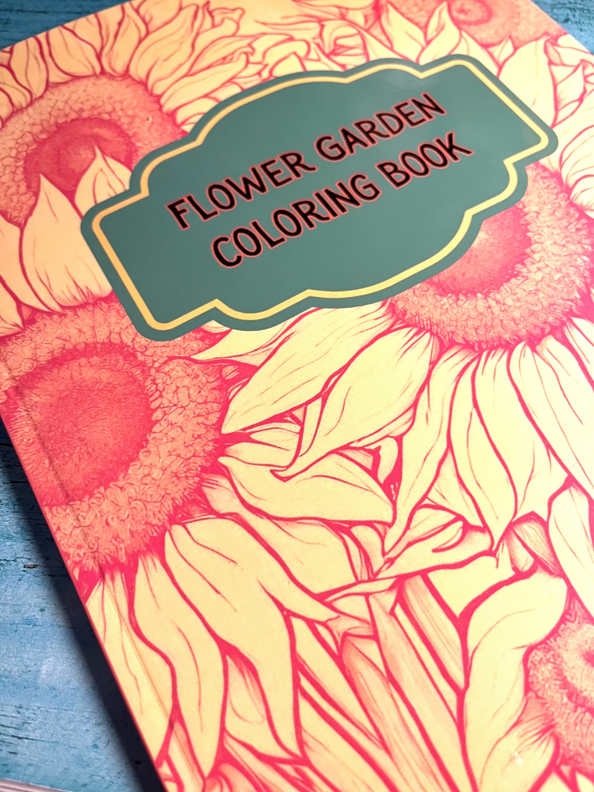Flower Garden Coloring book by JC product image (1)
