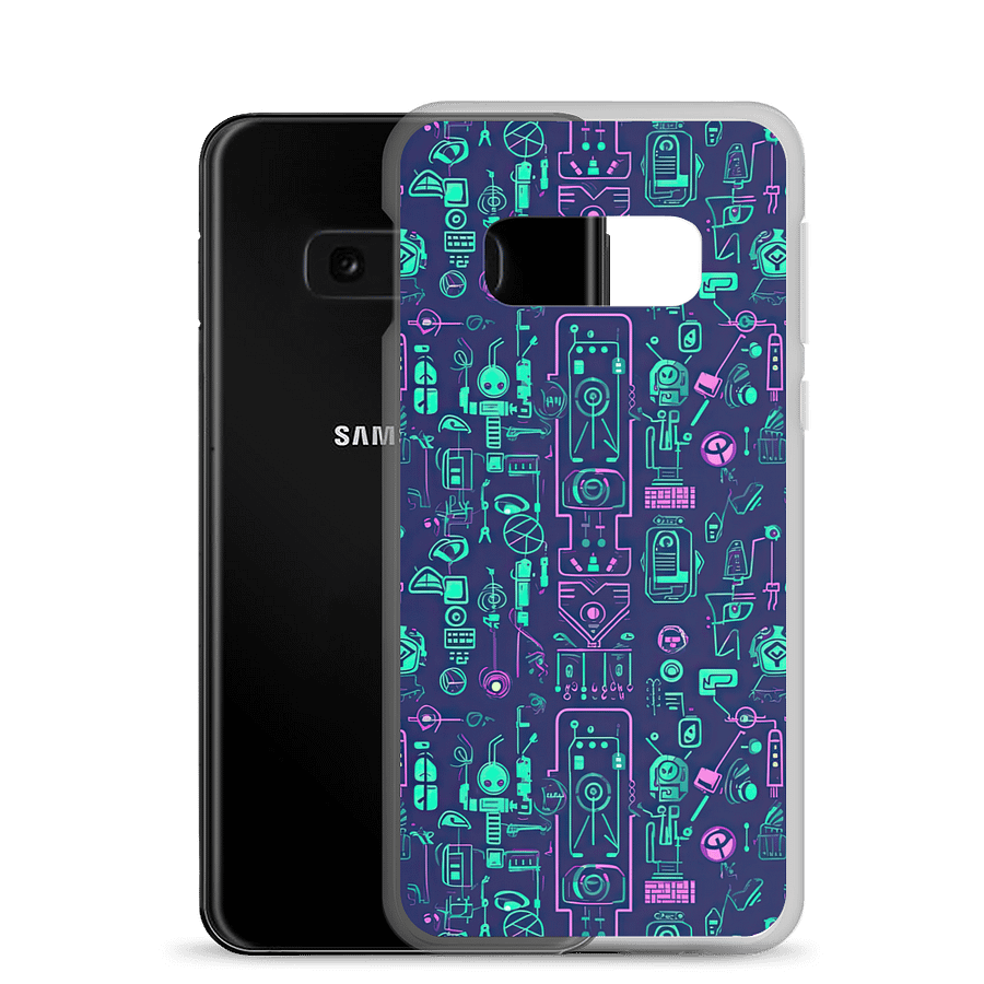 Futuristic Techno Pattern Samsung® Case product image (24)