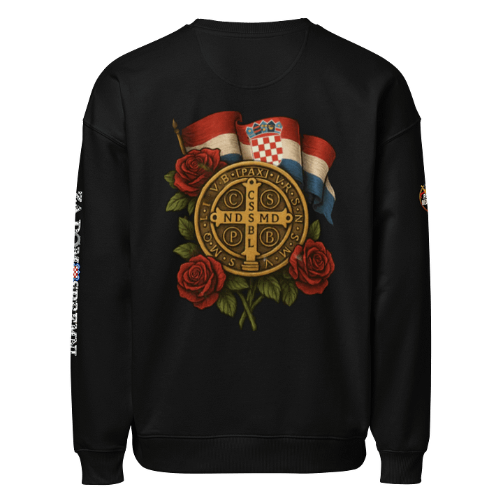 HOS Panter Domovini Vjerna Organic Oversized Sweatshirt product image (2)
