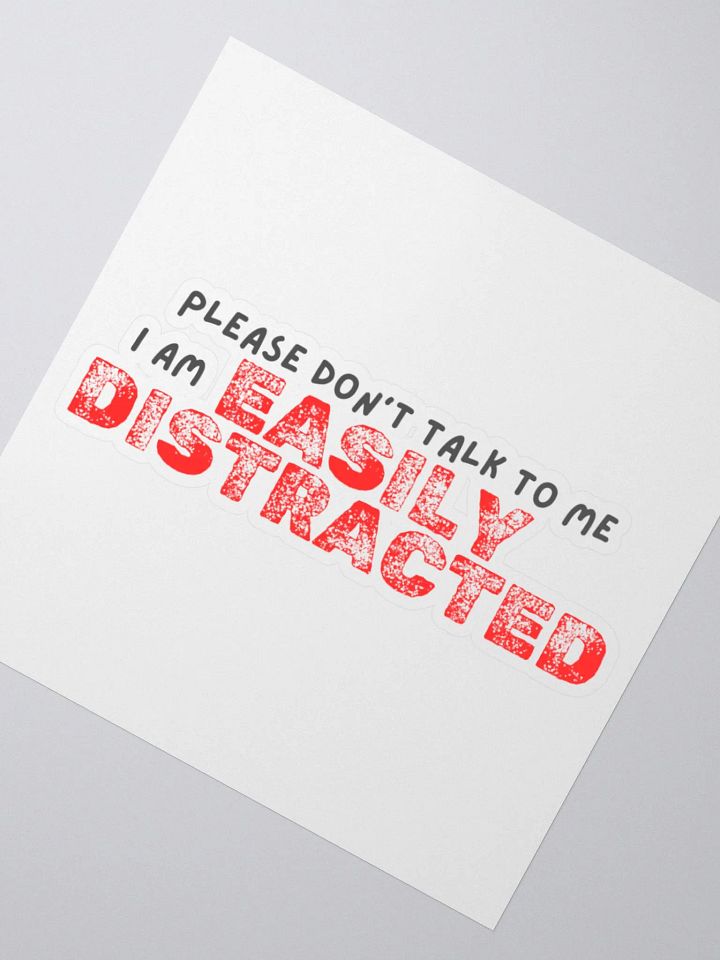 SubClub Easily Distracted Sticker product image (2)