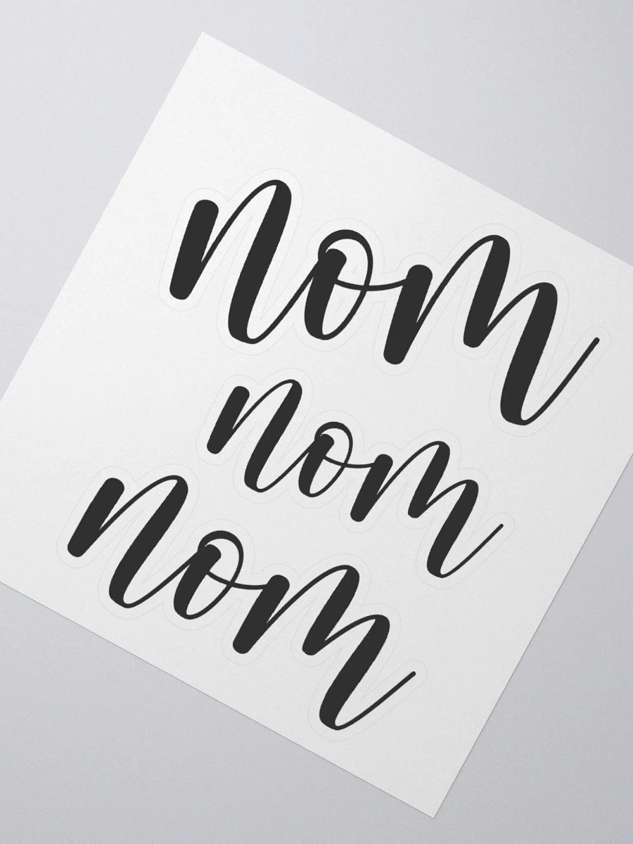 Nom Nom Nom Sticker product image (2)