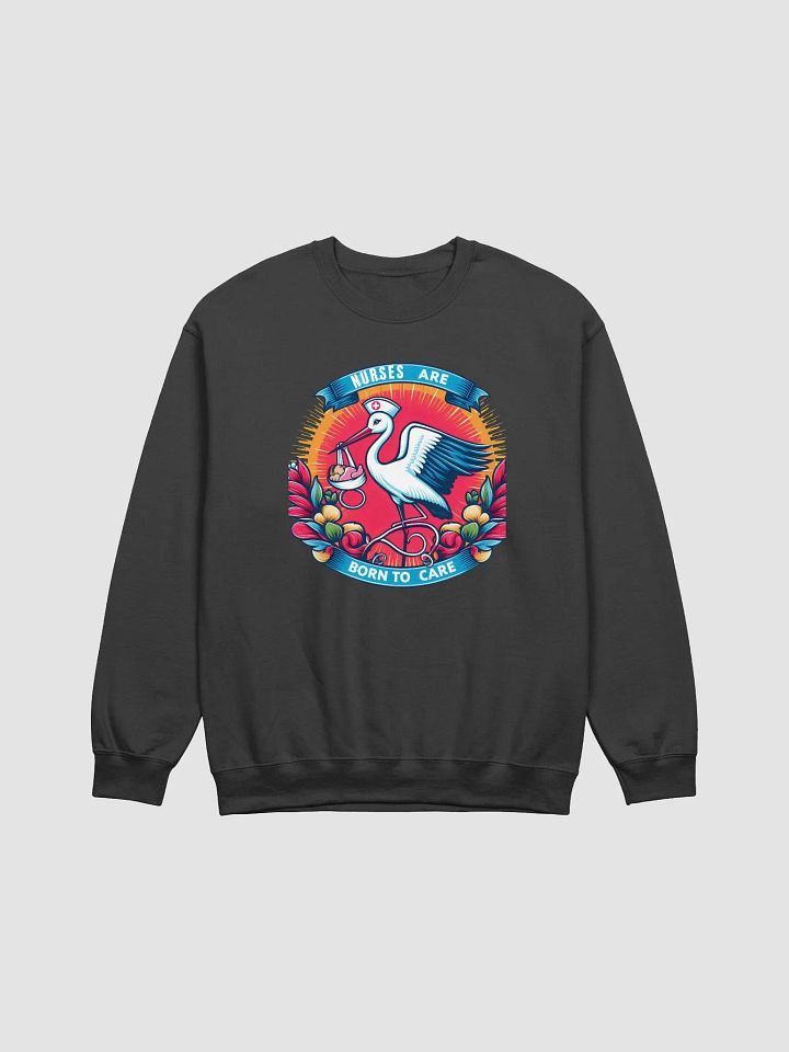 Stethoscope Stolk: Nurse's Care Stork Crewneck Sweatshirt product image (7)