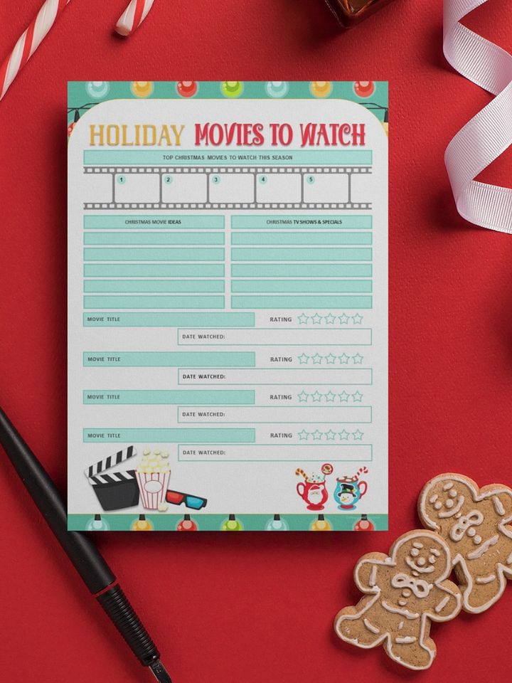Printable Holiday Planner for Christmas and New Year's Eve product image (2)