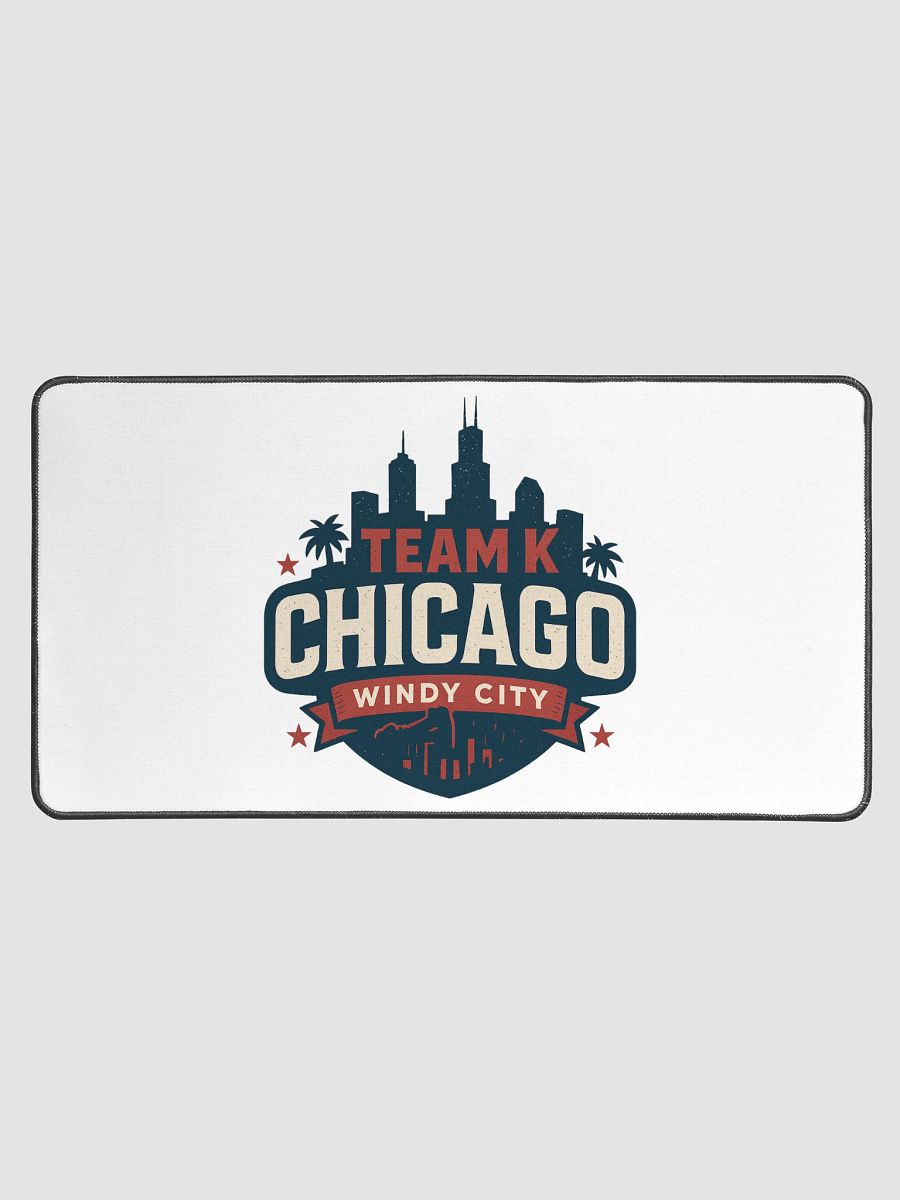 Team K Chicago Desk Mat 15.5" x 31.5" product image (1)